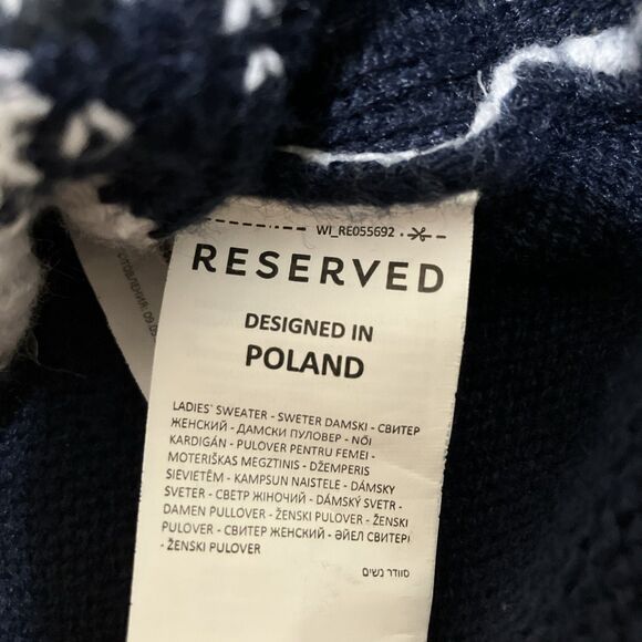 Ugly Christmas Sweater Reindeer 3D Noses Snowflakes Vintage YFL Reserved Sz L - Picture 4 of 7